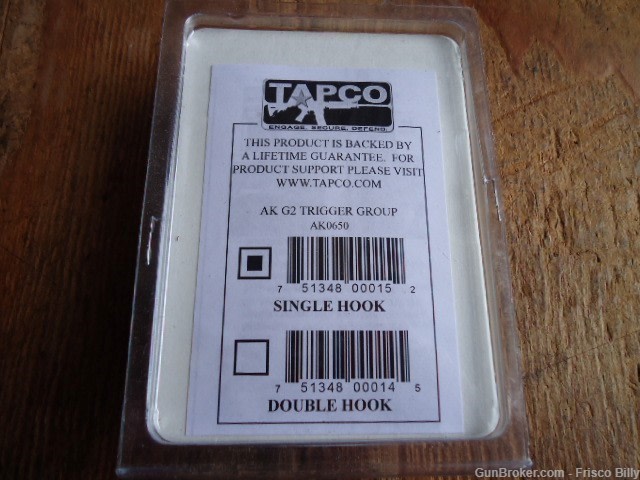 TAPCO US Made AK47 Single Hook Trigger Group - New-img-2