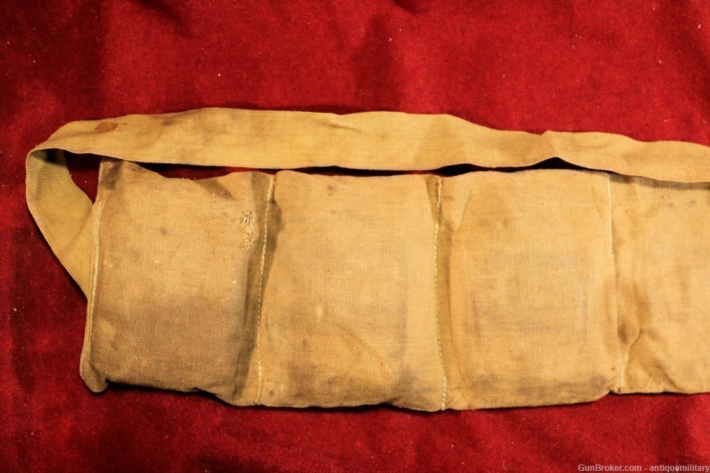 US WW1 Spare Ammo Bandolier - With 16 1918 .30-06 rounds - RARE-img-7