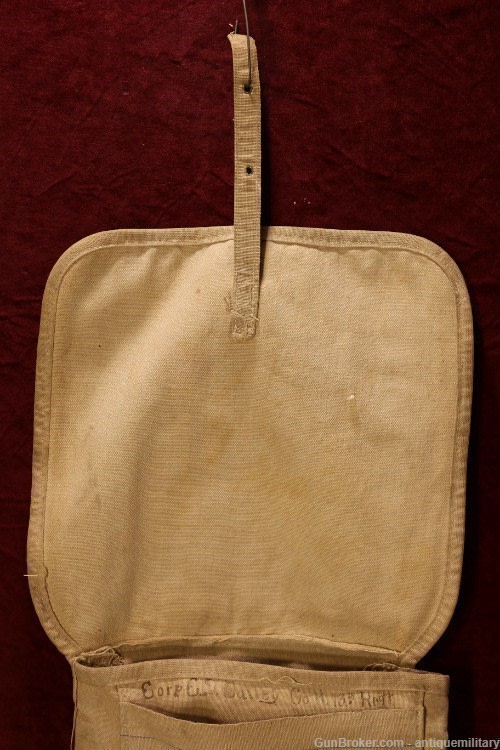 US M1878 Haversack & Strap - Indian War, Span Am - Identified to Soldier-img-8