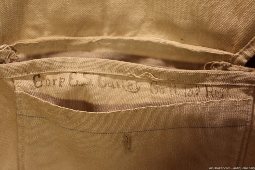 US M1878 Haversack & Strap - Indian War, Span Am - Identified to Soldier-img-6