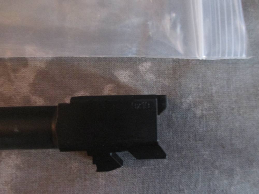 Glock 19 9MM Match Pistol Barrel - NEW U.S. Manufacture -img-2