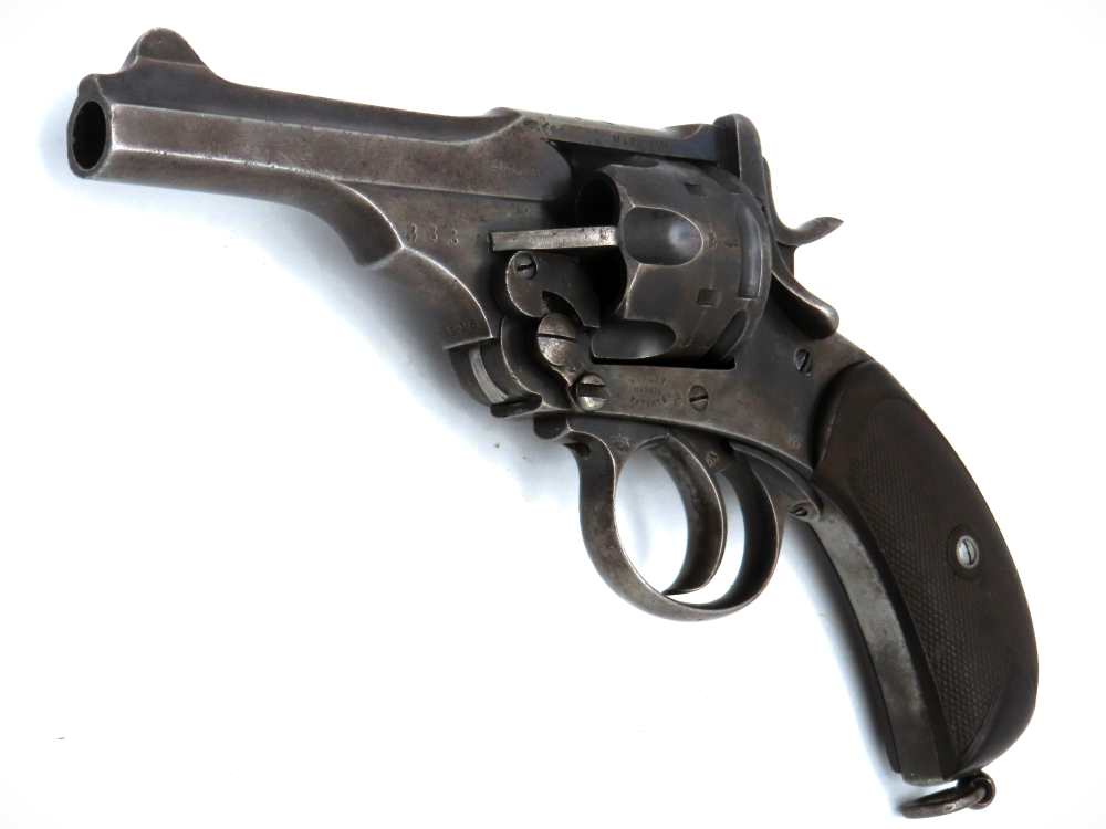 British Webley Mk.IV Unaltered .455 Boer War-WW1 Royal Navy Revolver c.1902-img-22