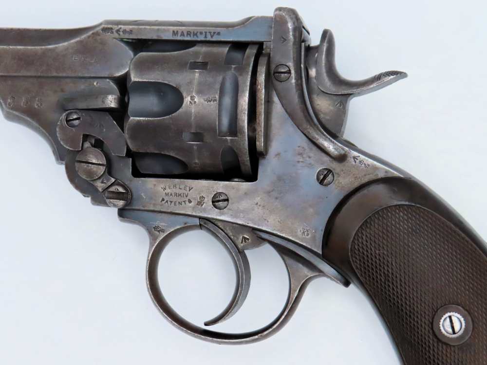 British Webley Mk.IV Unaltered .455 Boer War-WW1 Royal Navy Revolver c.1902-img-13