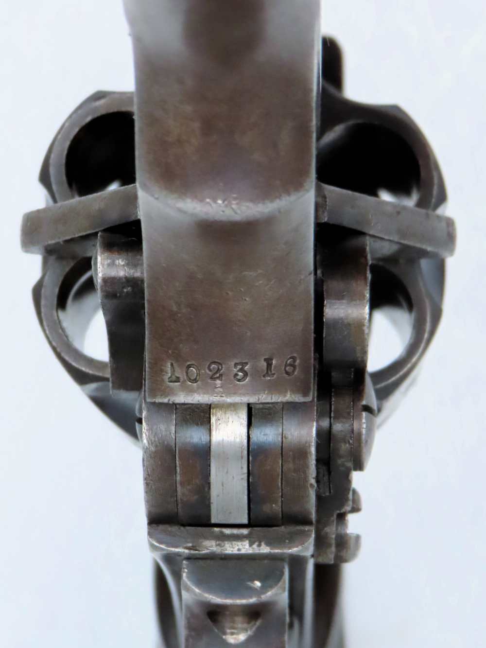 British Webley Mk.IV Unaltered .455 Boer War-WW1 Royal Navy Revolver c.1902-img-18