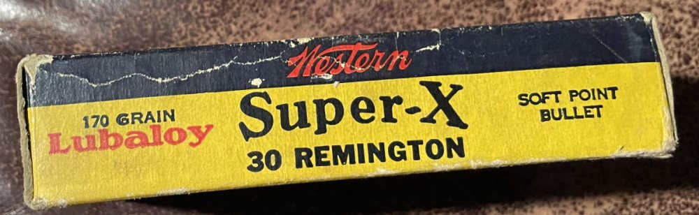 Western Super-X 30 Remington ammo 170 grain Soft Point -img-3