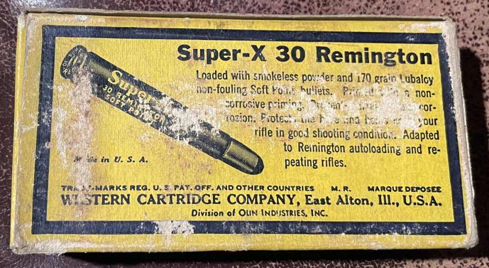 Western Super-X 30 Remington ammo 170 grain Soft Point -img-2