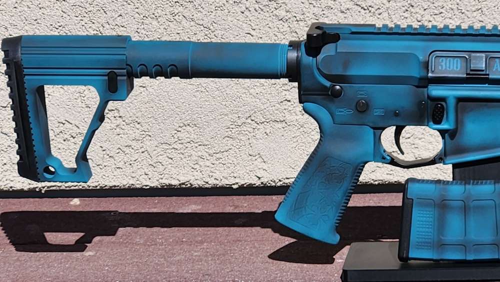 NTS GUNS .300 Blackout AR 15 Distressed Teal-img-11