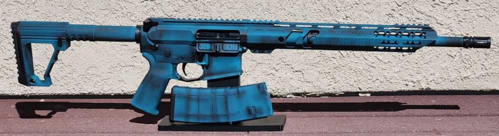 NTS GUNS .300 Blackout AR 15 Distressed Teal-img-2