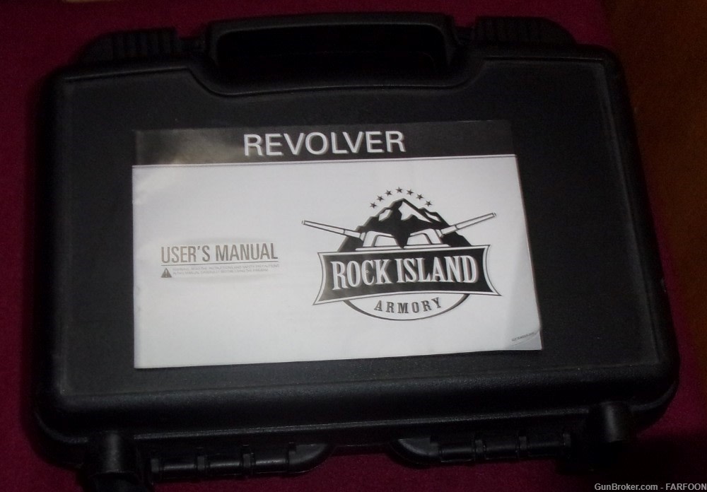 ROCK ISLAND ARMORY REVOLVER BOX, LOCK & OWNERS MANUAL-img-2
