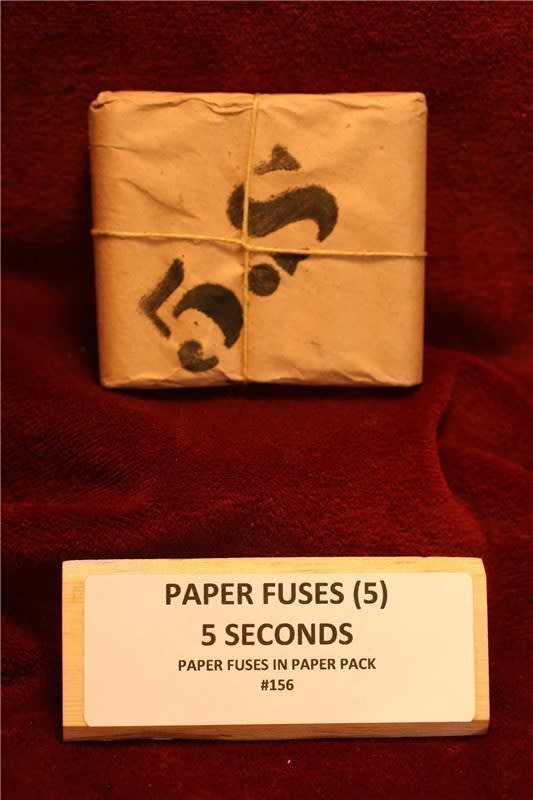 Civil War Artillery Fuses 5 Sec Pack of 5 - #156-img-0
