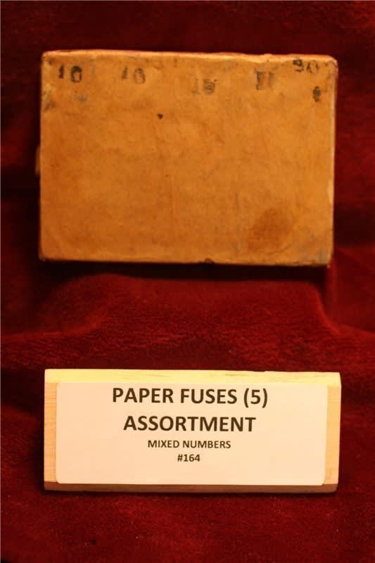 Civil War Artillery Fuses Mixed Pack of Five - 164-img-0