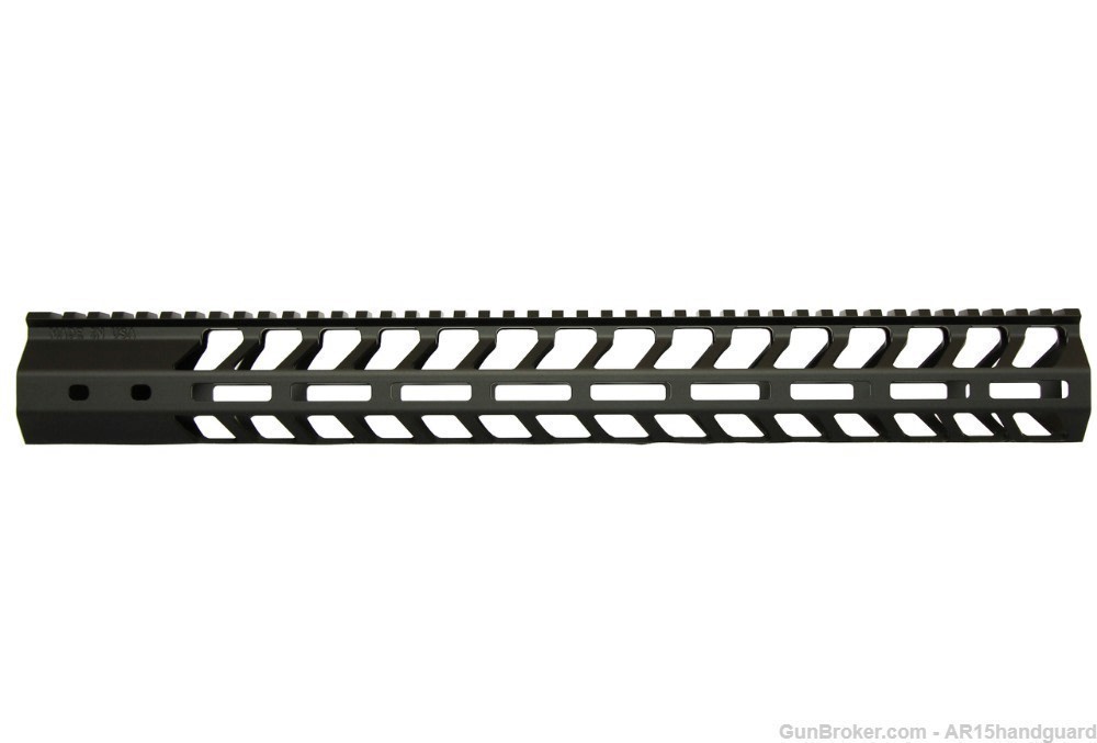 AR10 LR-308 17" Mlok Handguard Free float HIGH Profile (MADE IN USA)-img-0