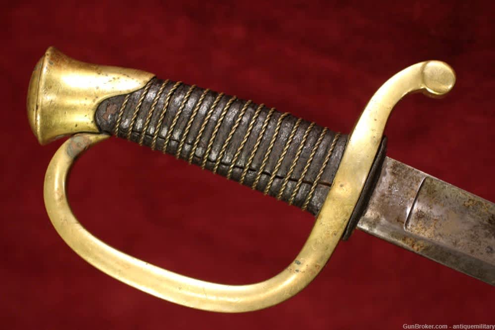 US M1840 Artillery Saber - US Civil War - 1864 Ames Chicopee Falls-img-9