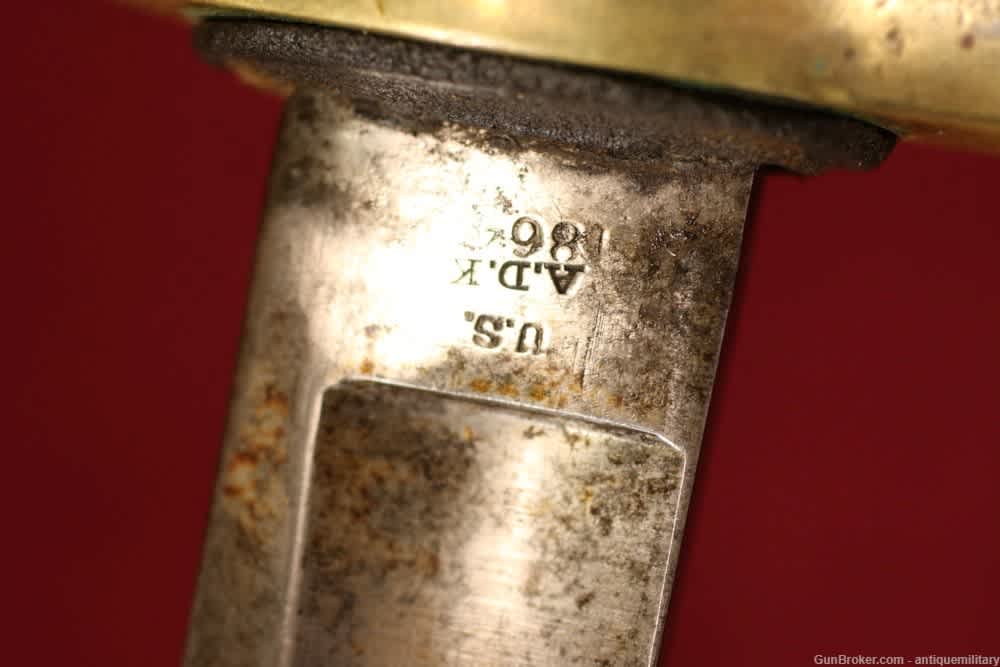 US M1840 Artillery Saber - US Civil War - 1864 Ames Chicopee Falls-img-8