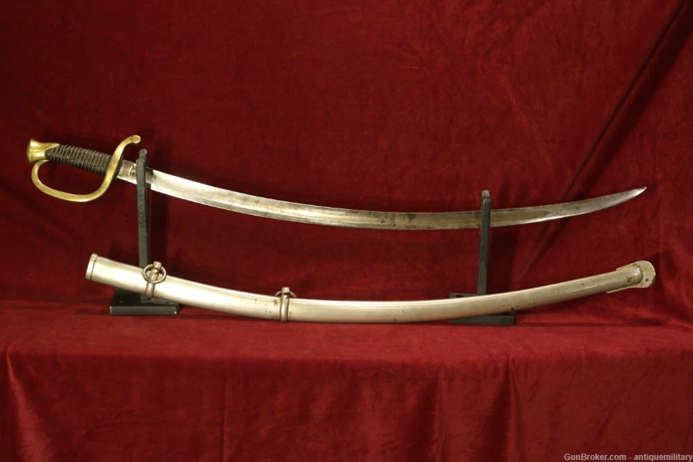 US M1840 Artillery Saber - US Civil War - 1864 Ames Chicopee Falls-img-0