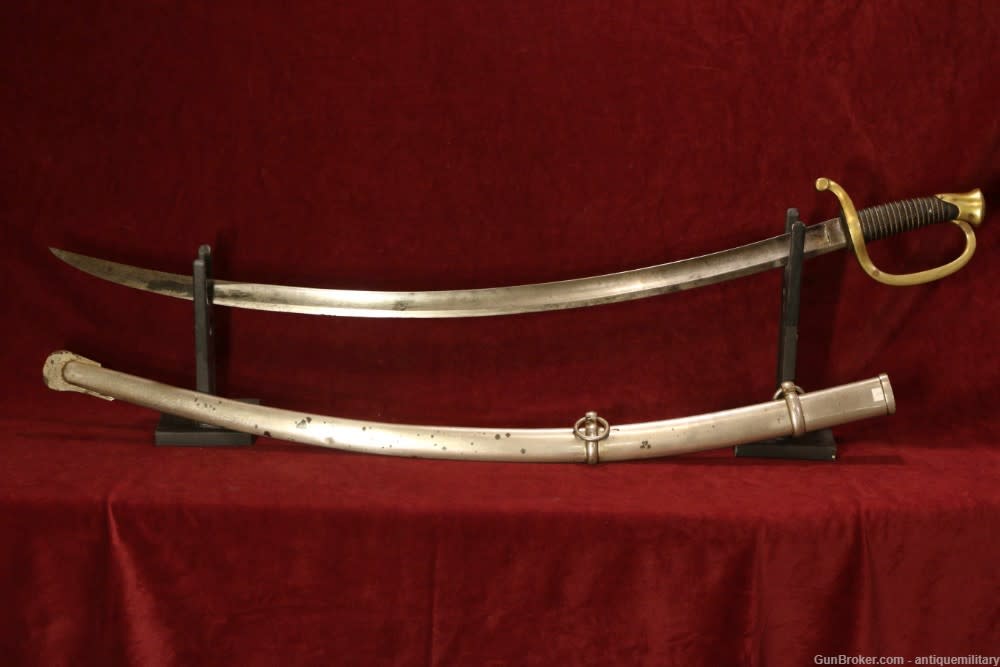 US M1840 Artillery Saber - US Civil War - 1864 Ames Chicopee Falls-img-3
