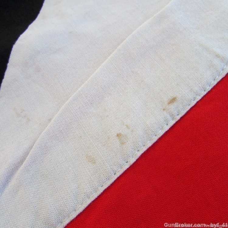 GERMAN WWII NSDAP DOUBLED SIDED BANNER & SMALL PENNANT FLAG (PRE-1945)-img-10