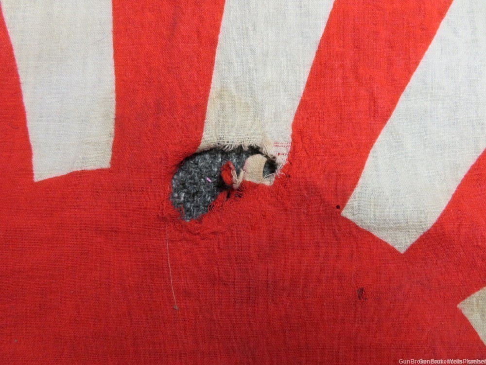 JAPANESE WWII RISING SUN BATTLE FLAG ORIGINAL PRE-1945 (RARE)-img-1