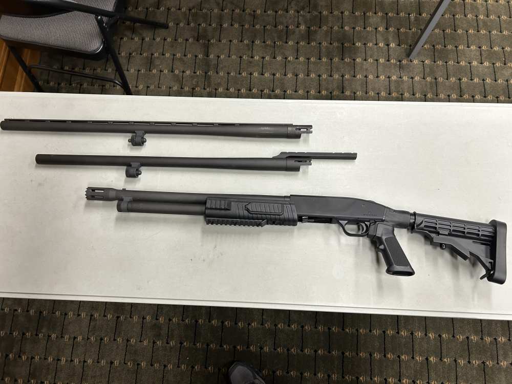 Mossberg 500 FLEX 12GA With 3 Barrels!-img-0