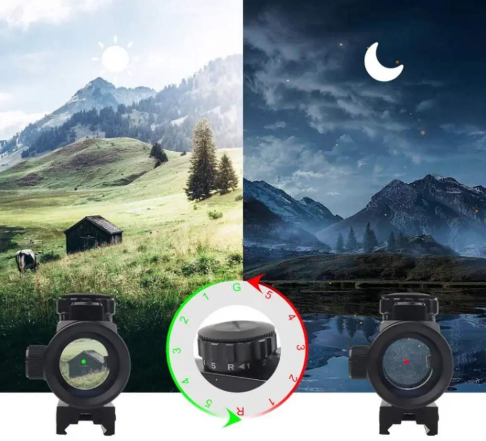 Tactical Red and Green Dot Optic-img-2