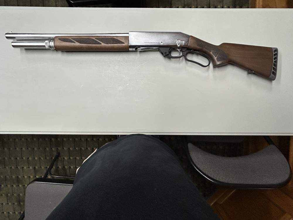Black Aces Pro Series L 12GA Lever Action Shotgun!-img-0