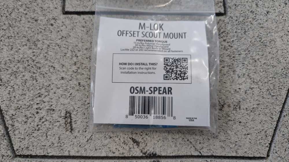 Arisaka Offset Scout Mount Spear M-Lok FDE-img-1