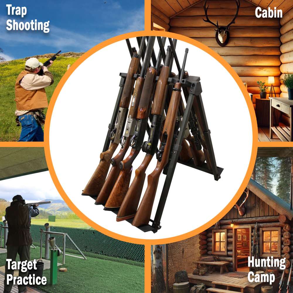 Fold & Go Portable 10 Gun Stand-img-7