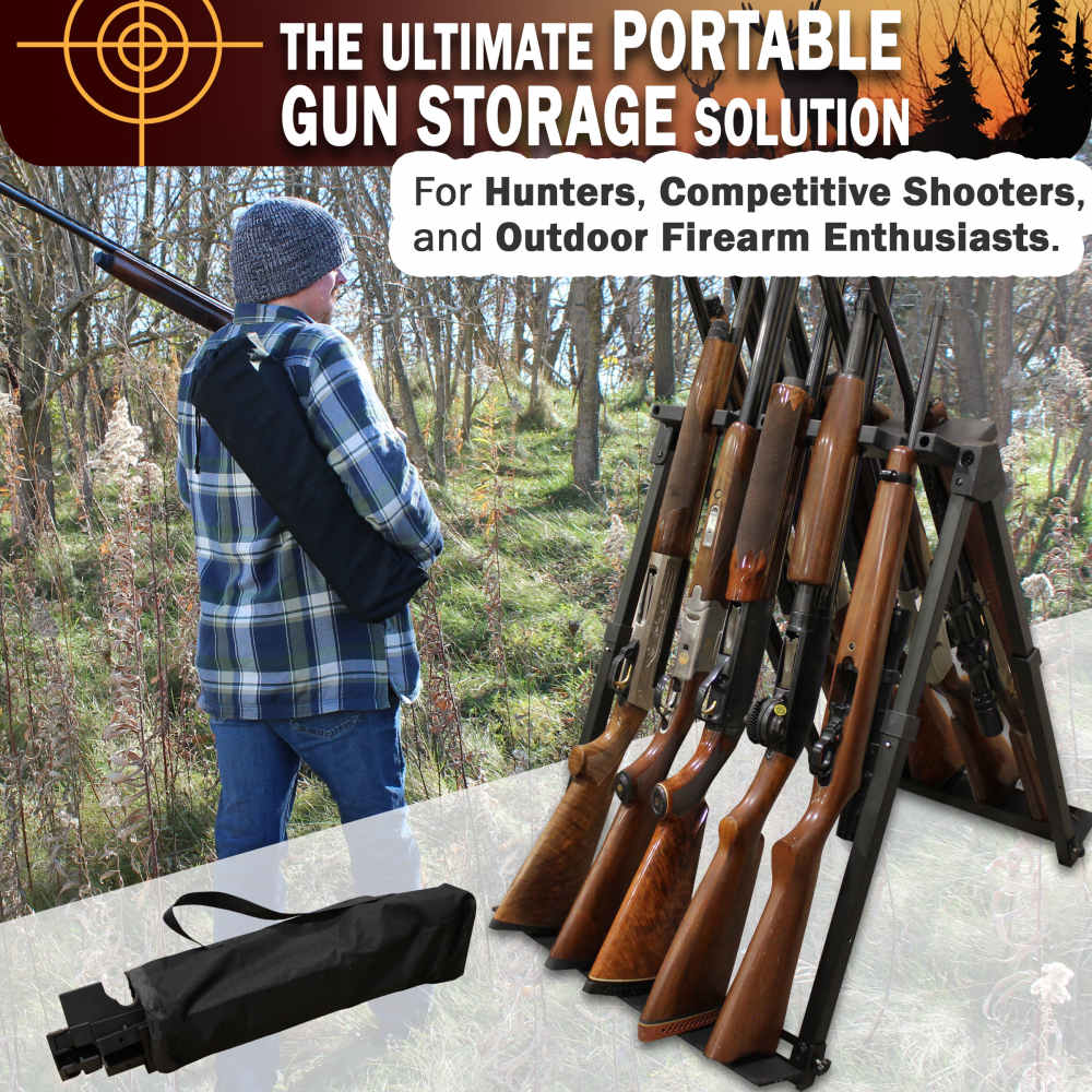 Fold & Go Portable 10 Gun Stand-img-5