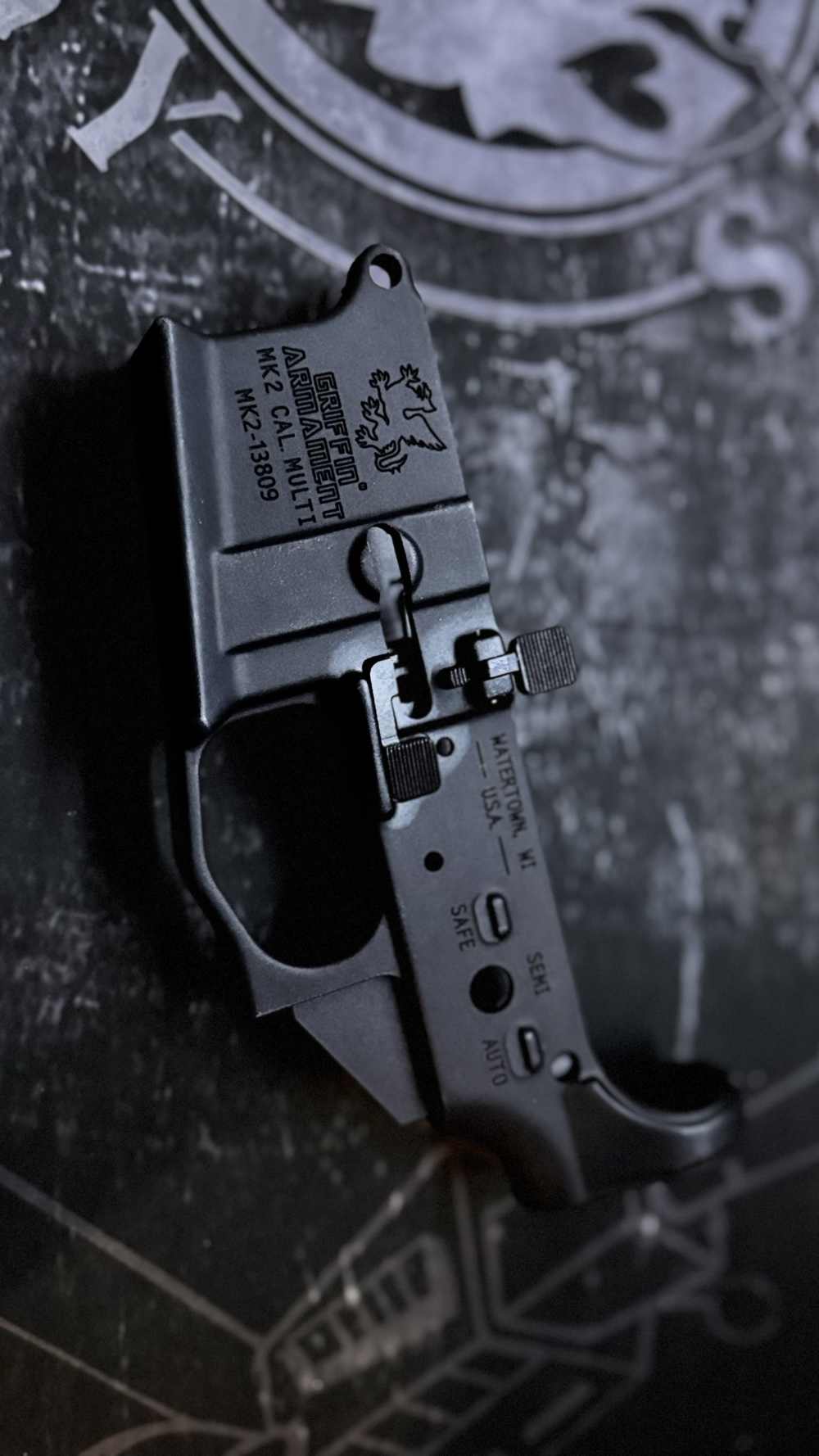 Griffin Armament MK2 AR-15 Ambidextrous Stripped Lower Receiver MK2AL BLK-img-4