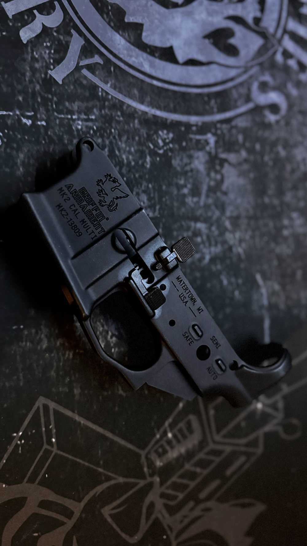 Griffin Armament MK2 AR-15 Ambidextrous Stripped Lower Receiver MK2AL BLK-img-8