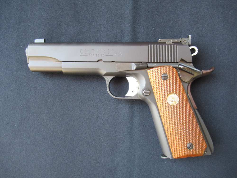 Custom Model 1911 .45 ACP Colt Springfield Armory Wilson Bo-Mar Gold Cup -img-0