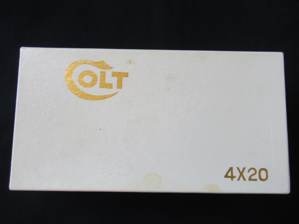 Superb Colt AR 15 4 x 20 Sporter Rifle Scope Mint in Box with Papers Nice!-img-12