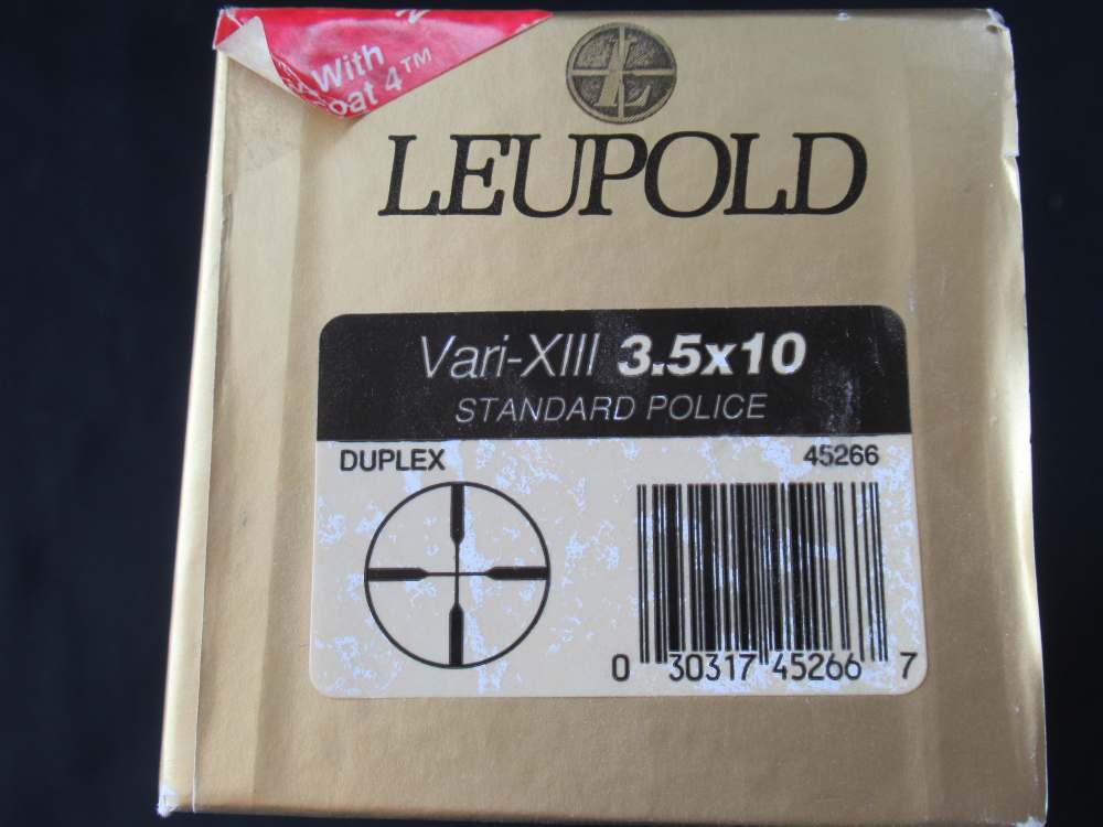 Leupold Vari-XIII 3.5 x 10 x 40 Standard Police Duplex Reticle Scope As New-img-7