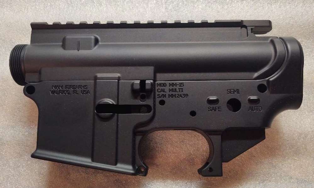 M&M Firearms M16 MILLED SAFE-SEMI-AUTO Lower & Upper Set AR15 SEAR 5.56-img-0