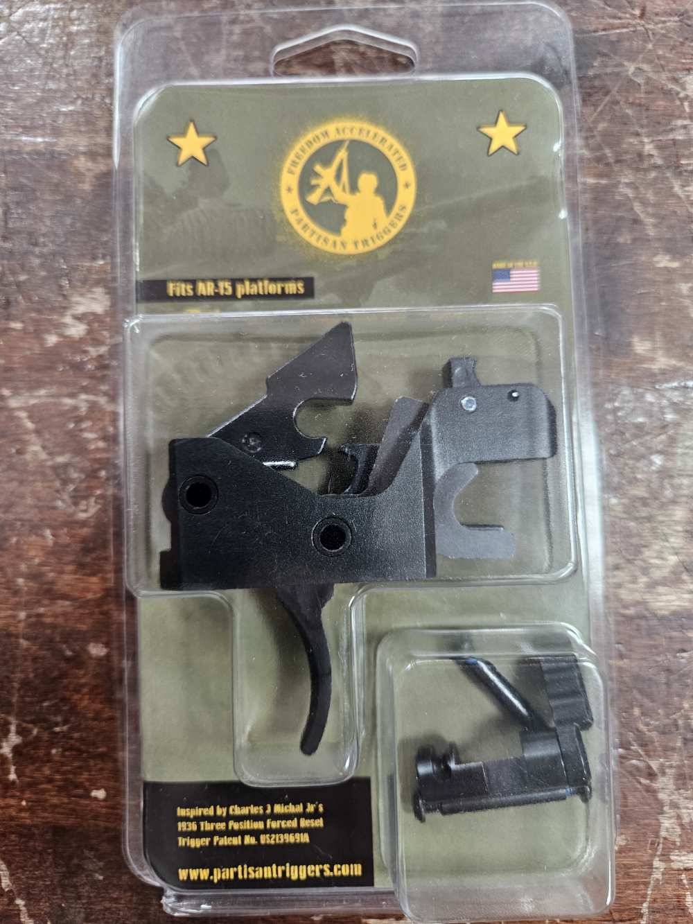 Partisan Triggers Disruptor 3 Position FRT Trigger BLACK-img-0