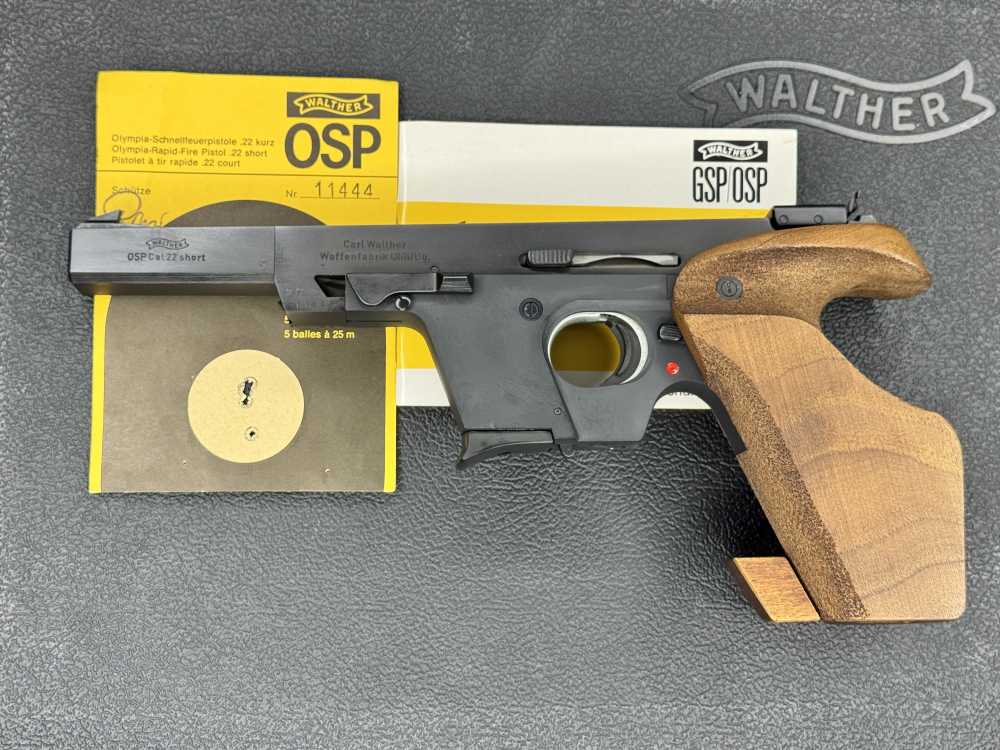 1973 Walther OSP .22 Short Target Pistol West Germany C&R Eligible-img-0