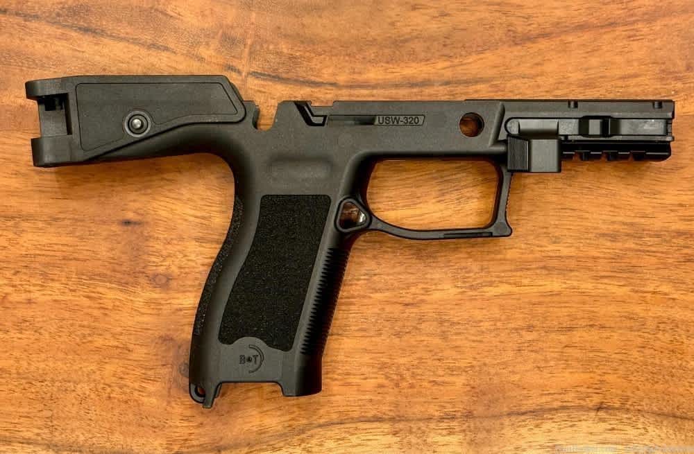 B&T USW Lower w/ Folding Stock Kit for Sig Sauer P320 M17 M18, Black-img-3