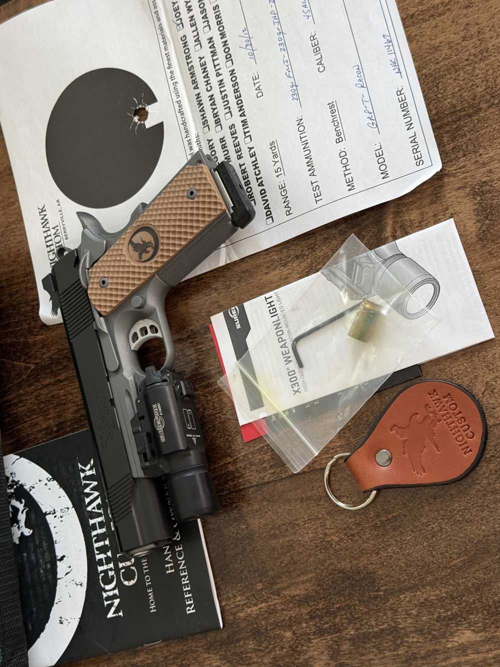 Nighthawk GRP Recon .45 Government 1911 with Surefire-img-11