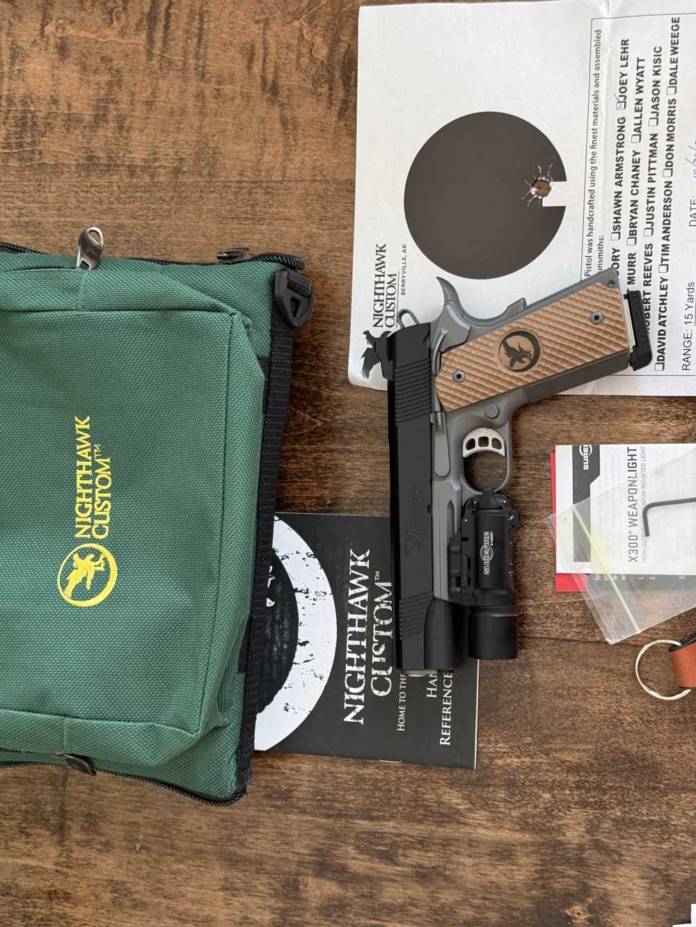 Nighthawk GRP Recon .45 Government 1911 with Surefire-img-10
