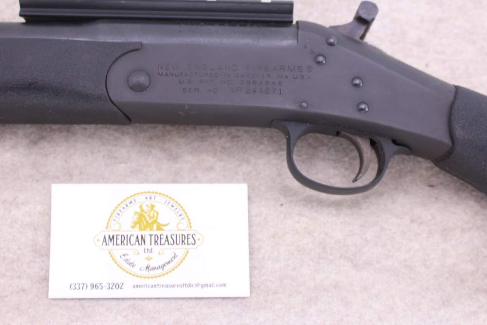 NEF New England H&R Handi Rifle SB2 243Win/22" Composite w/ rail Clean -img-7
