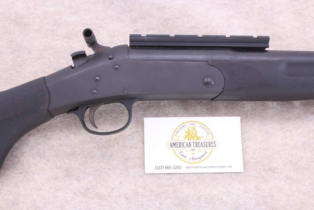 NEF New England H&R Handi Rifle SB2 243Win/22" Composite w/ rail Clean -img-13