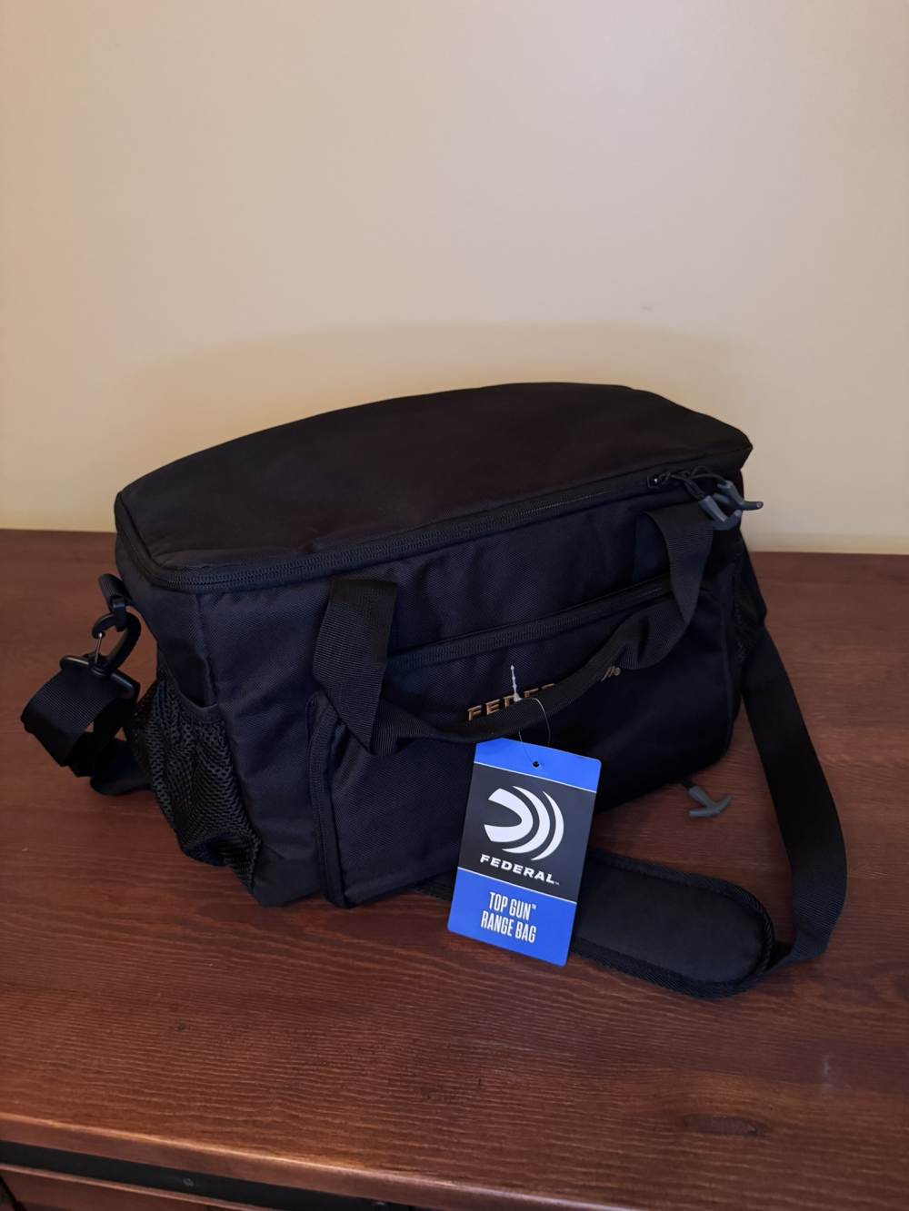 Federal Top Gun Range Bag 16" x 9" x 9.5" Black FTGRB 604544697902-img-3