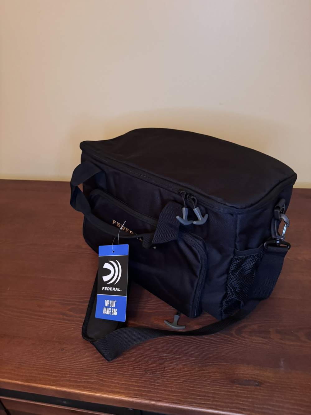 Federal Top Gun Range Bag 16" x 9" x 9.5" Black FTGRB 604544697902-img-0