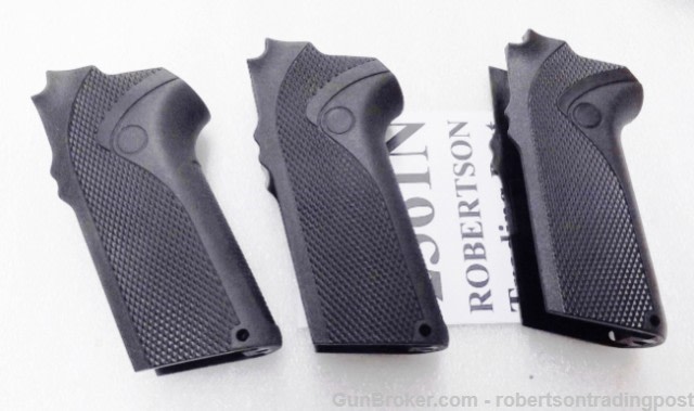 Correct Grips for S&W 4006 5906 Smith & Wesson5900 4000 Pistols Straight Bl-img-2