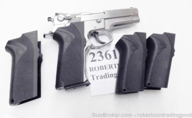 Correct Grips for S&W 4006 5906 Smith & Wesson5900 4000 Pistols Straight Bl-img-10