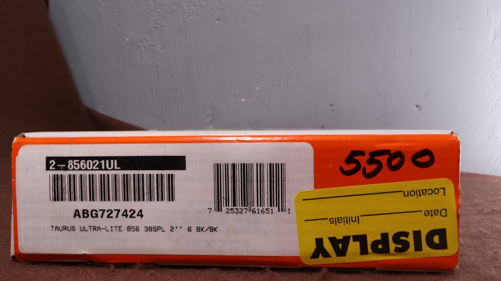 Taurus 856 Ultra Lite 38 SPL 6 Shot DA/SA 2" BRL EXC Bore-img-15