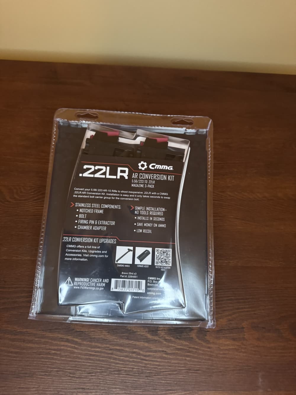 CMMG Bravo .22LR AR Conversion Kit 3-25rd Mags 22BA651 815835017150-img-1