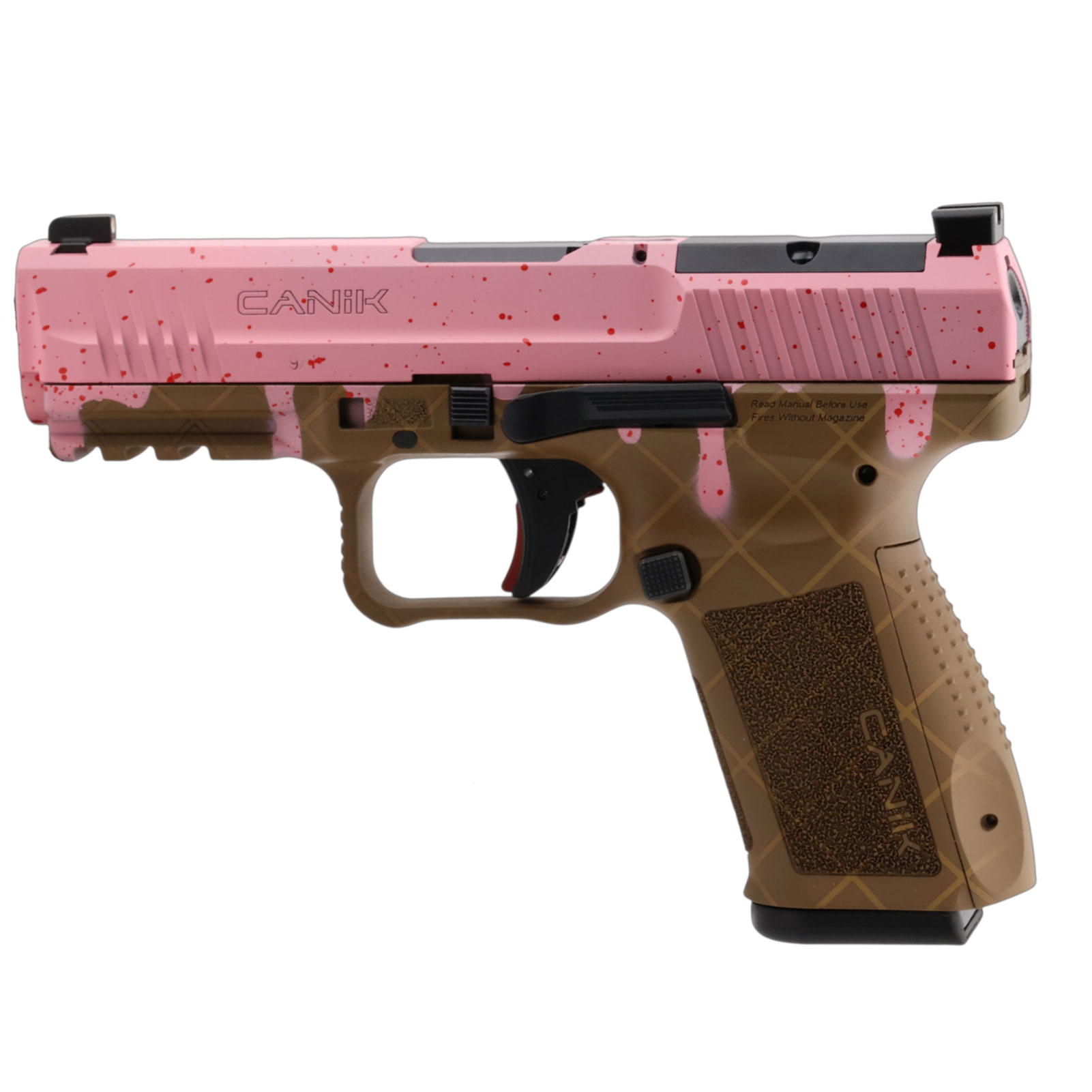 CANIK Mete SF 9mm 4.19in 15rd Strawberry Semi-Automatic Pistol (HG5637-SB)-img-1
