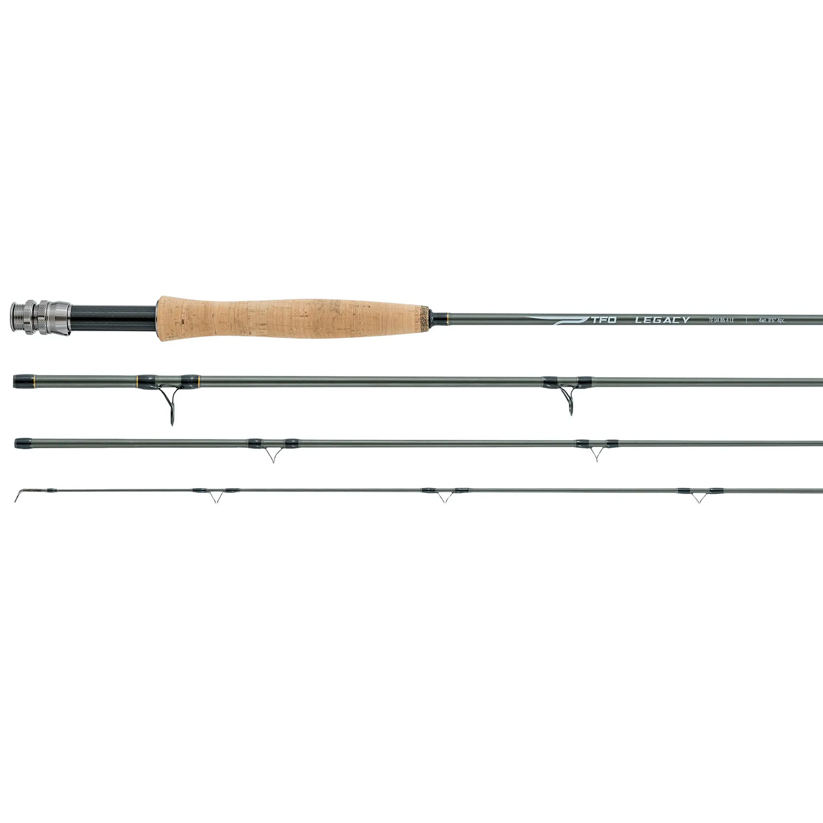 TFO Legacy 6wt 9ft 4pc Fly Rod with Case (TF-06-91-4-LE)-img-2