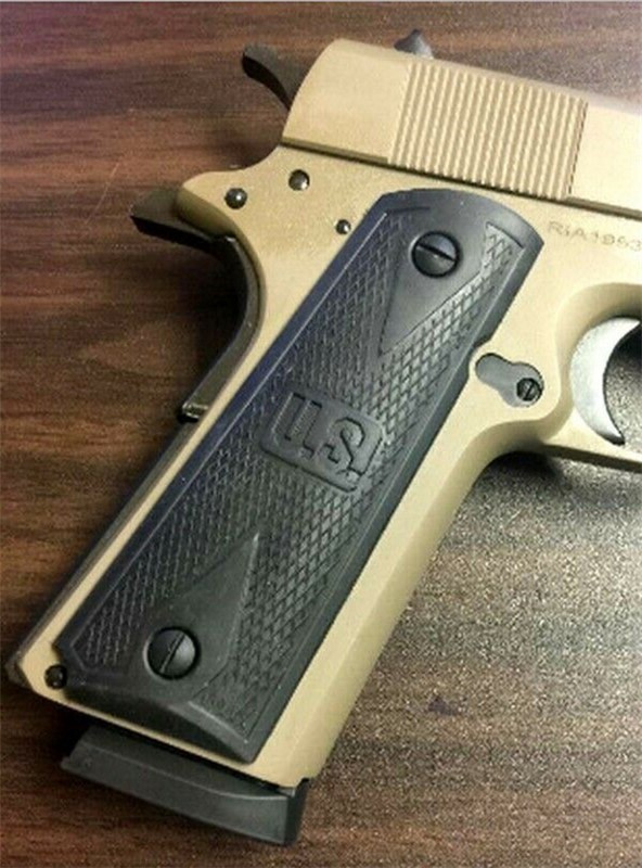 1911 Grips embossed U.S. fits Springfield Colt Gov-img-2